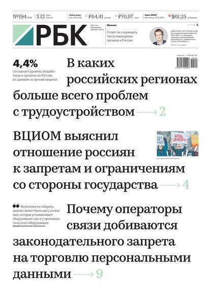 Взгляд деловая газета сайт. РБК газета разворот.