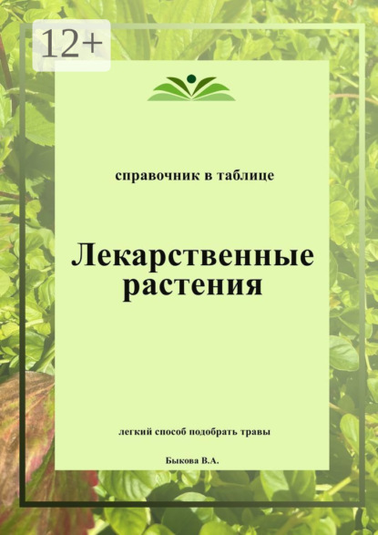 Лекарственные растения. Справочник в таблице