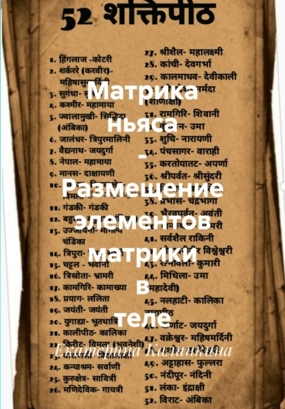 Матрика - мистический алфавит санскрита.