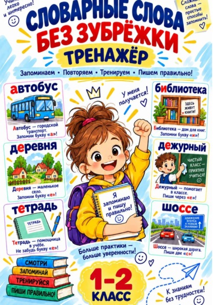 словарные слова без зубрежки 1-8 класс