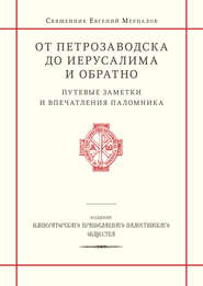 От Петрозаводска до Иерусалима и обратно. Путевые заметки и впечатления паломника