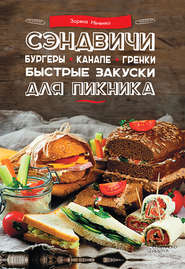 Сэндвичи, бургеры, канапе, гренки. Быстрые закуски для пикника