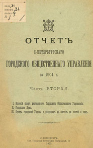 Отчет городской управы за 1904 г. Часть 2-3