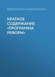 Краткое содержание «Программа реформ»