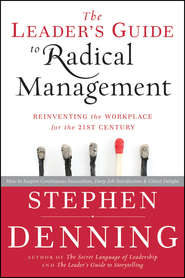The Leader's Guide to Radical Management. Reinventing the Workplace for the 21st Century