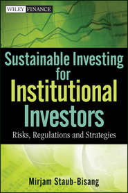 Sustainable Investing for Institutional Investors. Risks, Regulations and Strategies