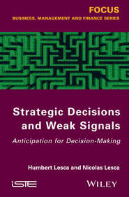 Strategic Decisions and Weak Signals. Anticipation for Decision-Making