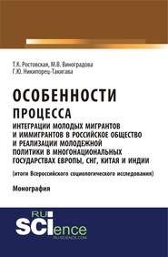 Особенности процесса интеграции молодых мигрантов и иммигрантов в российское общество и реализации молодежной политики в многонациональных государствах Европы, СНГ, Китая и Индии (итоги Всероссийского социологического исследования)