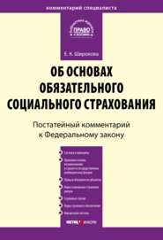 Комментарий к Федеральному закону от 16 июля 1999 г. № 165-ФЗ «Об основах обязательного социального страхования» (постатейный)