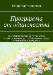 Программа от одиночества. РЕАБИЛИТАЦИОННАЯ ПРОГРАММА. 11 шагов изменения критической ситуации в личной жизни человека
