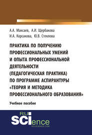 Практика по получению профессиональных умений и опыта профессиональной деятельности (педагогическая практика) по программе аспирантуры «Теория и методика профессионального образования»