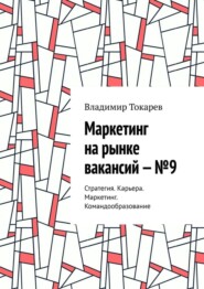Маркетинг на рынке вакансий – №9. Стратегия. Карьера. Маркетинг. Командообразование