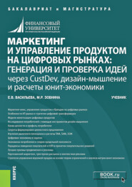Маркетинг и управление продуктом на цифровых рынках: генерация и проверка идей через CustDev, дизайн-мышление и расчеты юнит-экономики