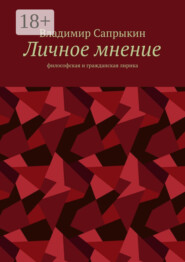 Личное мнение. Философская и гражданская лирика