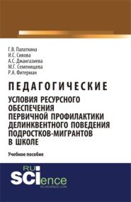 Педагогические условия ресурсного обеспечения первичной профилактики делинквентного поведения подростков-мигрантов в школе. Учебное пособие