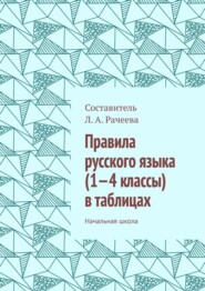 Правила русского языка (1—4 классы) в таблицах. Начальная школа
