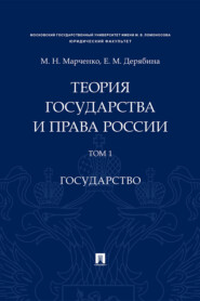 Теория государства и права России. Том 1. Государство