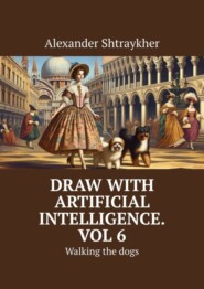 Draw with artificial intelligence. Vol 6. Walking the dogs