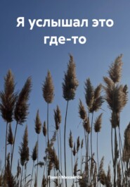 Я услышал это где-то