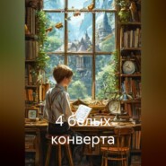 4 белых конверта