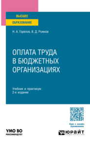 Оплата труда в бюджетных организациях 2-е изд. Учебник и практикум для бакалавриата и магистратуры