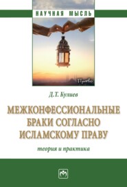 Межконфессиональные браки согласно исламскому праву: теория и практика