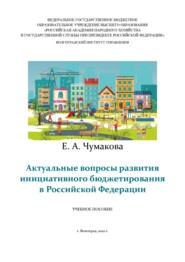 Актуальные вопросы развития инициативного бюджетирования в Российской Федерации