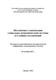 Механизмы стабилизации социально-экономической системы в условиях ограничений