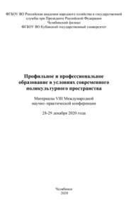 Профильное и профессиональное образование в условиях современного поликультурного пространства