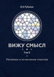 Вижу смысл. Том 2. Метаязык и исчисление смыслов