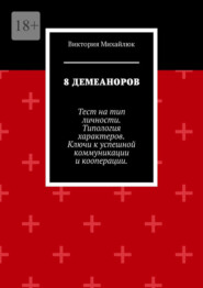 8 демеаноров. Тест на тип личности. Типология характеров. Ключи к успешной коммуникации и кооперации.