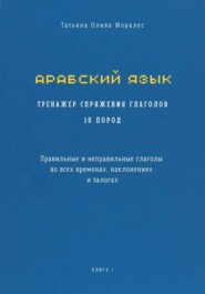 Арабский язык. Тренажер спряжения глаголов 10 пород. Правильные и неправильные глаголы во всех временах, наклонениях и залогах. Книга 1