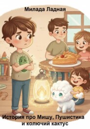 История про Мишу, Пушистика и колючий кактус