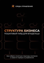 Пошаговый гайд для владельца «Структура бизнеса»