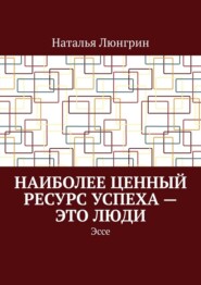 Наиболее ценный ресурс успеха – это люди. Эссе