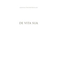 De Vita Sua. Стихотворение, в котором Святой Григорий пересказывает свою жизнь