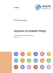 Оценка условий труда. Лабораторный практикум. Часть 2