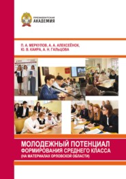 Молодежный потенциал формирования среднего класса (на материалах Орловской области)