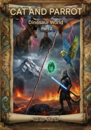 The cat and the parrot part 2. World of dinosaurus. Written by: 10 years old author from Kazakhstan Linar Serik
