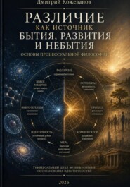 Различие как источник бытия, развития и небытия. Основы процессуальной философии