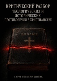 КРИТИЧЕСКИЙ РАЗБОР ТЕОЛОГИЧЕСКИХ И ИСТОРИЧЕСКИХ ПРОТИВОРЕЧИЙ В ХРИСТИАНСТВЕ