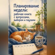 Планирование недели: рабочая книга с вопросами, выбором и паузами