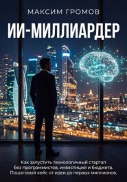 ИИ-миллиардер. Как запустить технологичный стартап без программистов, инвестиций и бюджета. Пошаговый кейс от идеи до первых миллионов