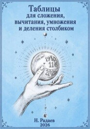 Таблицы для сложения, вычитания, умножения и деления столбиком