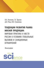 Тенденции развития рынка мясной продукции: мировая практика и место России в условиях глобальных вызовов и санкционных ограничений. (Аспирантура, Бакалавриат, Магистратура). Монография.