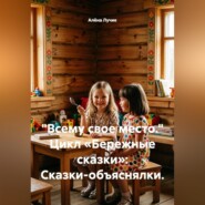 "Всему свое место." Цикл «Бережные сказки»: Сказки-объяснялки