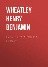 How to Catalogue a Library