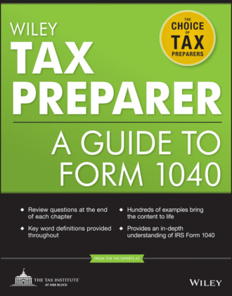 Wiley Tax Preparer. A Guide to Form 1040