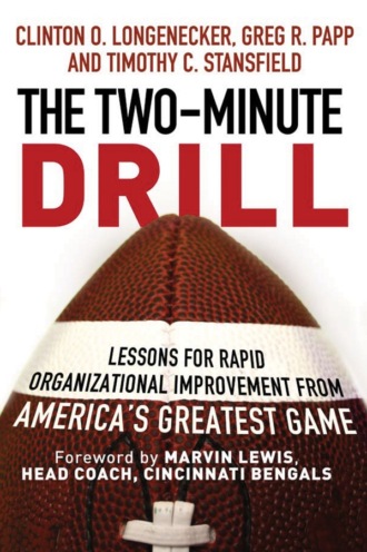 The Two Minute Drill. Lessons for Rapid Organizational Improvement from America's Greatest Game