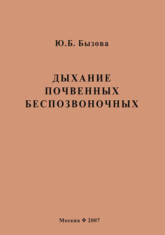 Дыхание почвенных беспозвоночных